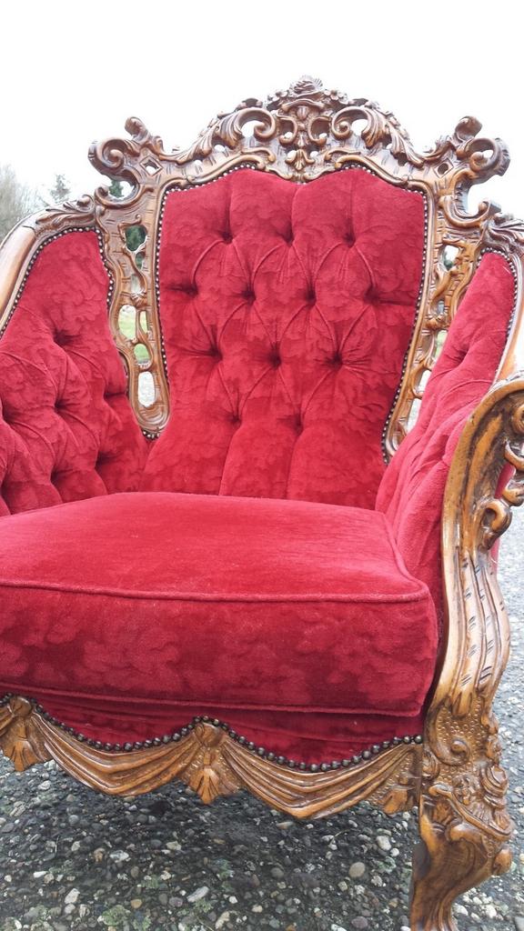 Barok fauteuile, Ophalen