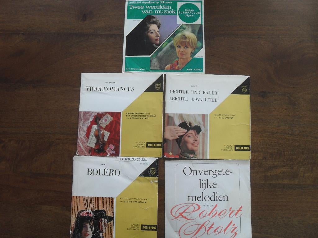 KLASSIEK OP 45 TOEREN(waaronder BEETHOVEN-von SUPPÉ)., Cd's en Dvd's, Vinyl | Klassiek, Kamermuziek, 7 inch, Ophalen of Verzenden