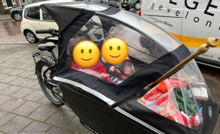 Urban Arrow TE HUUR Haarlem, Fietsen en Brommers, Fietsen | Bakfietsen, 3 kinderen, Elektrisch, Ophalen