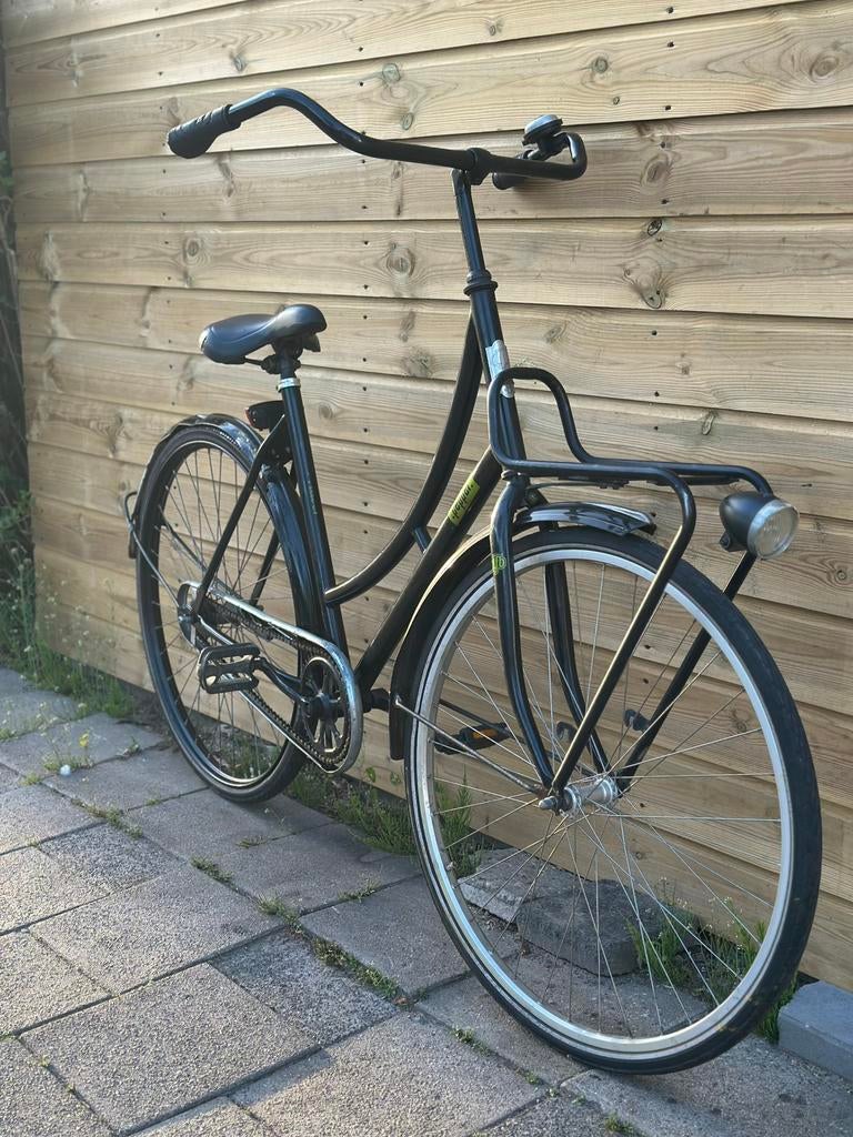 ✨ 28 inch Omafiets – zwart – Compleet met  ✨– 80 😊, Terugtraprem, Versnellingen, Ophalen, Overige merken