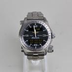 Breitling Emergency - E56321 - Mat zwarte plaat, Gebruikt, Staal, Breitling, Polshorloge