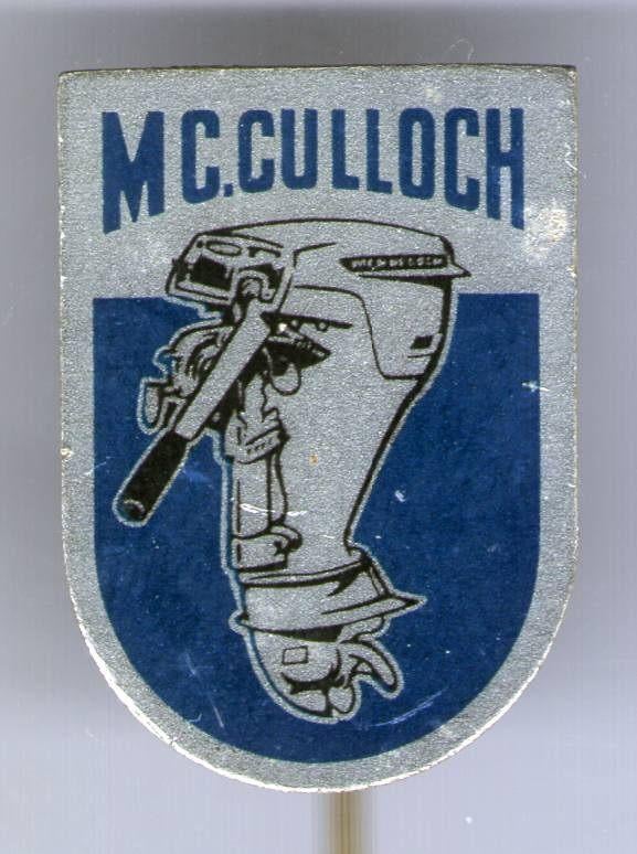 Mc.Culloch buitenboordmotoren blik speldje ( U_374a ), Verzenden, Zo goed als nieuw, Transport, Speldje of Pin
