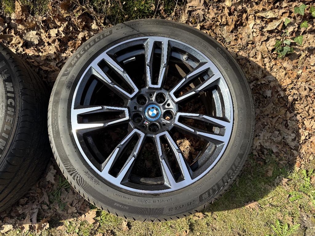 BMW 19 inch velgen i5 serie/G60 /G61+Michelin banden en TPMS, Velg(en), Personenwagen, Zomerbanden, Ophalen