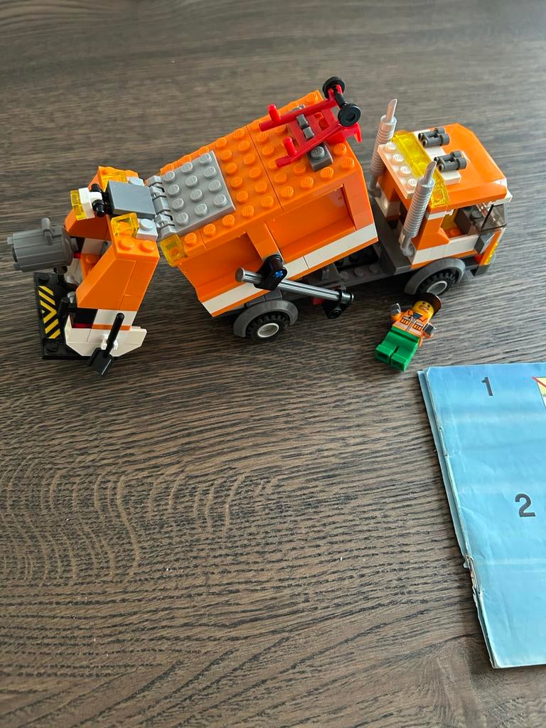 Lego 7991 Vuilniswagen - Complete Set, Ophalen of Verzenden, Gebruikt, Complete set, Lego