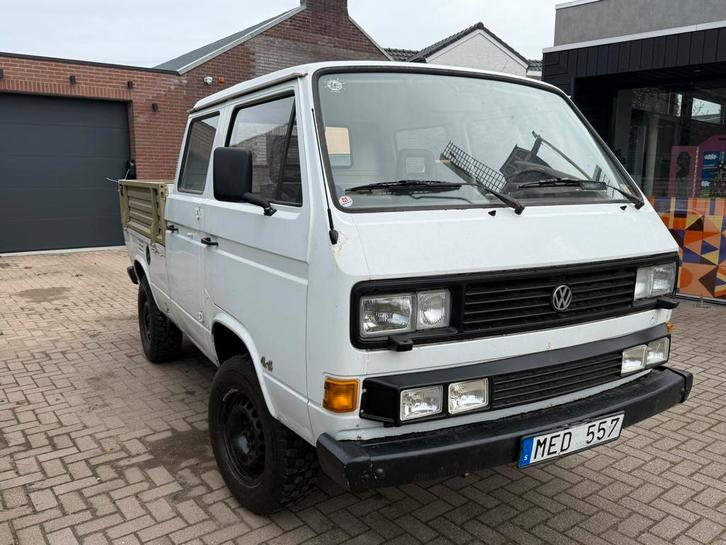 Volkswagen T3 syncro doka 1987, Auto's, Oldtimers, Particulier, Volkswagen, Benzine, SUV of Terreinwagen, Handgeschakeld, Vierwielaandrijving