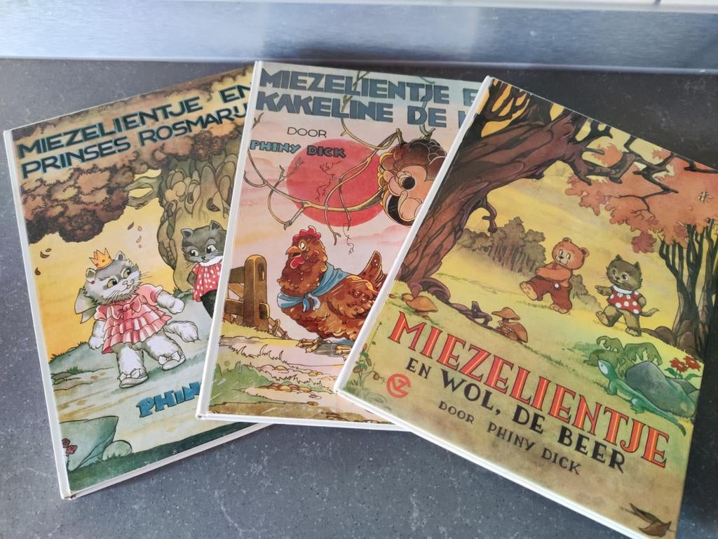 Miezelientje door Phiny Dick - Complete serie van 3, Ophalen of Verzenden, Zo goed als nieuw, Phiny Dick, Fictie algemeen