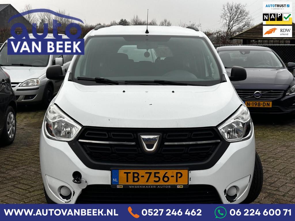 Dacia Lodgy 1.2 TCe Ambiance 7p.|Defect|Export, Auto diversen, Schadeauto's, Dacia, Handgeschakeld, Benzine, MPV, Wit