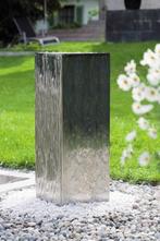 Waterornament / Waterzuil / Fontein RVS 65 cm Nieuw OP=OP!!, Tuin en Terras, Waterpartijen en Fonteinen, Ophalen of Verzenden