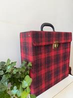 Lp / elpee koffertje jaren 70 ruit, Verzamelen, Retro, Ophalen of Verzenden