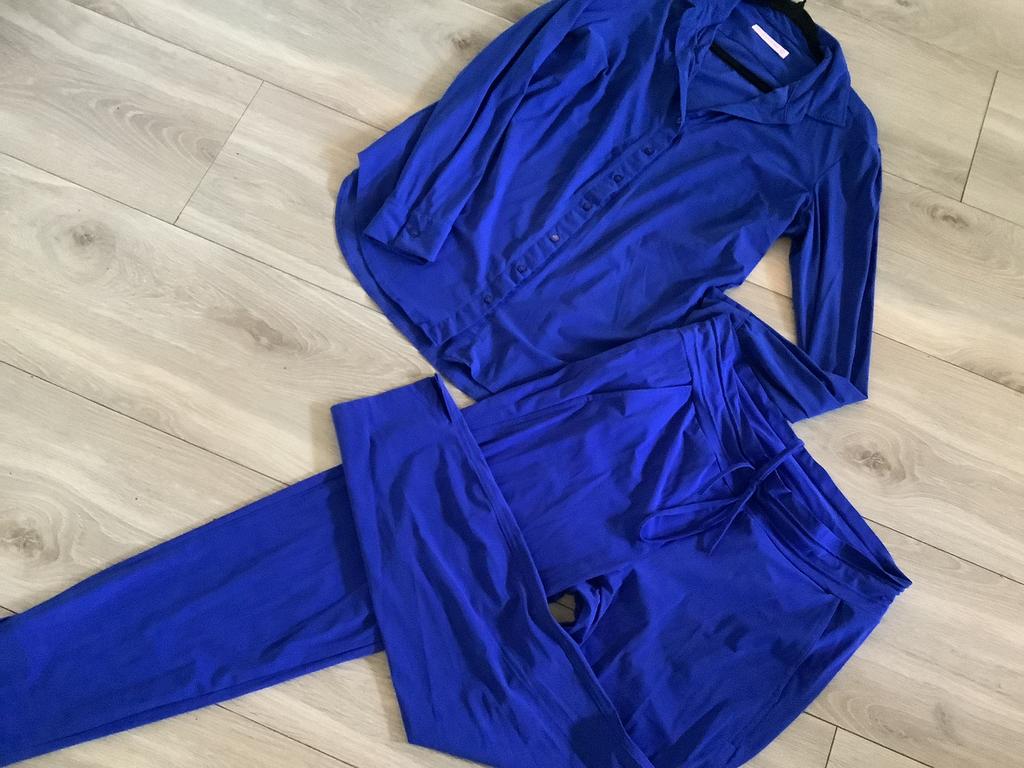 Studio Anneloes travelstof set L net een jumpsuit, Blauw, Maat 42/44 (L), Ophalen of Verzenden, Zo goed als nieuw