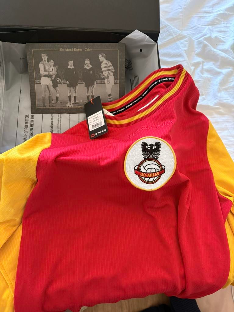 Go Ahead Eagles Anniversary shirt maat L, Ophalen of Verzenden, Zo goed als nieuw, Shirt