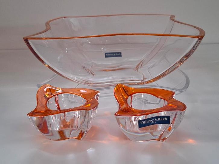 Villeroy en Boch 4delig voor sfeer, fruit of anderszins, Huis en Inrichting, Woonaccessoires | Schalen en Manden, Nieuw, Schaal