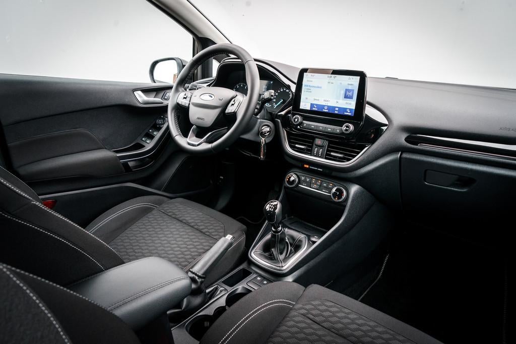 Ford Fiesta 1.0 124 PK EcoBoost Hybrid Titanium | Clima | PD, Gebruikt, Origineel Nederlands, Bedrijf, Handgeschakeld