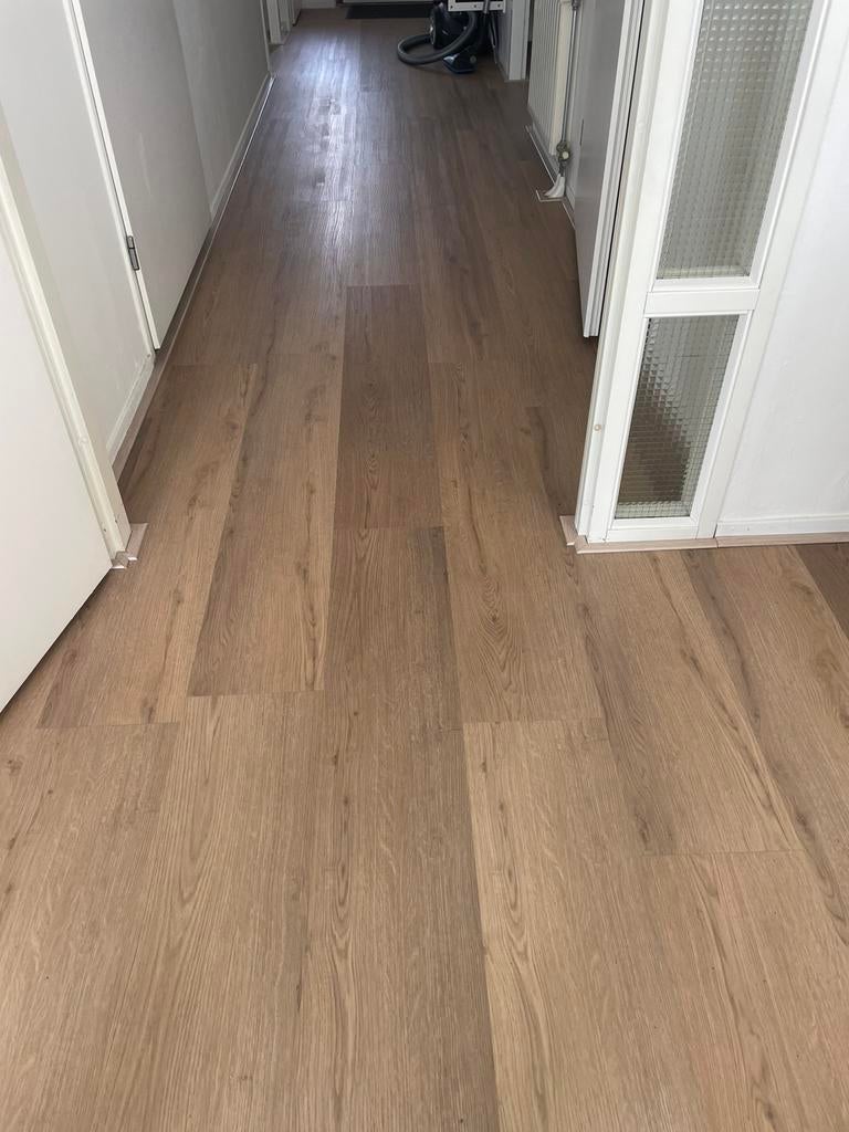 Click / klik PVC vloer met ondervloer en plinten, Ophalen, Kunststof, 50 tot 150 cm, Overige typen