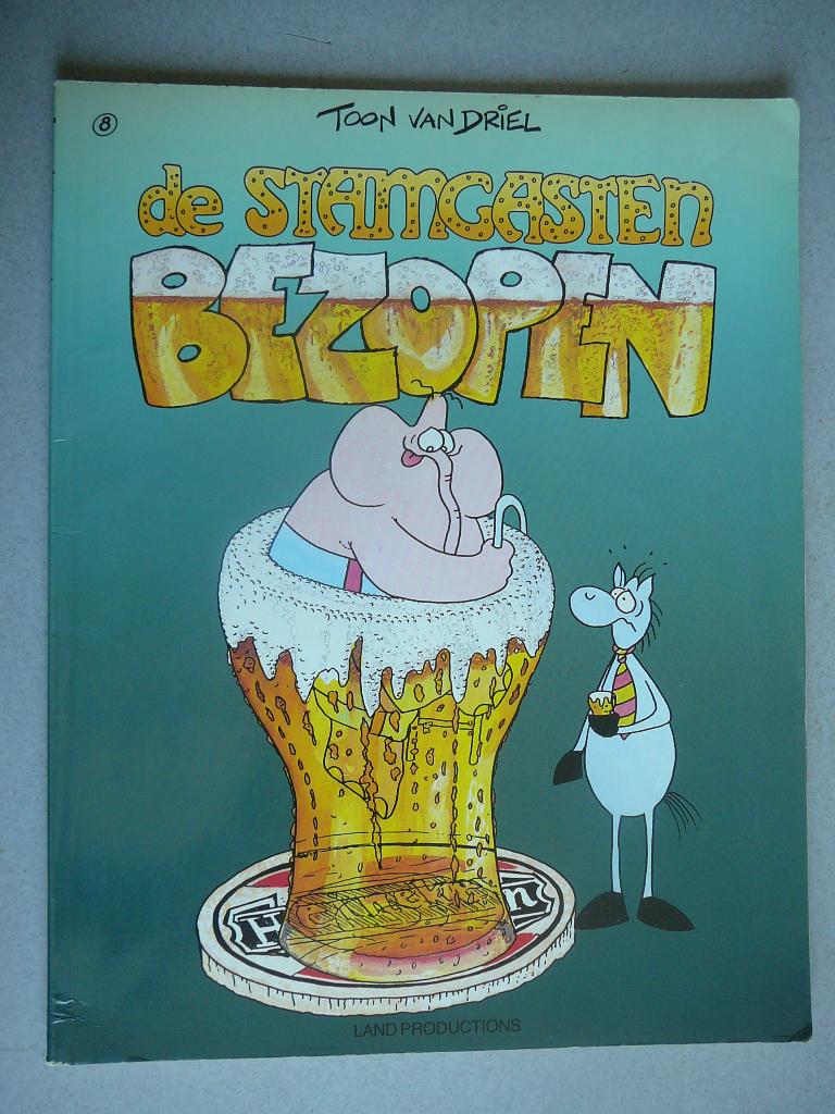 de stamgasten 8, bezopen, Boeken, Stripboeken, Eén stripboek, Ophalen of Verzenden