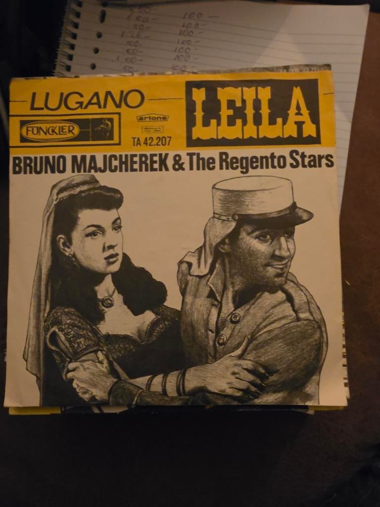 Bruno Majcherek & The Regento Stars - Lugano / Leila, Cd's en Dvd's, Ophalen of Verzenden, Gebruikt, 7 inch