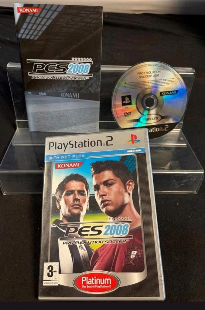 PES 2008 Pro Evolution Soccer PlayStation 2 PS2, Spelcomputers en Games, Games | Sony PlayStation 2, Gebruikt, Sport, 2 spelers