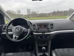 ✅Volkswagen Sharan 1.4 TSI Highline 7-personen Trekhaak, Auto's, Voorwielaandrijving, Zwart, 4 cilinders, 7 stoelen