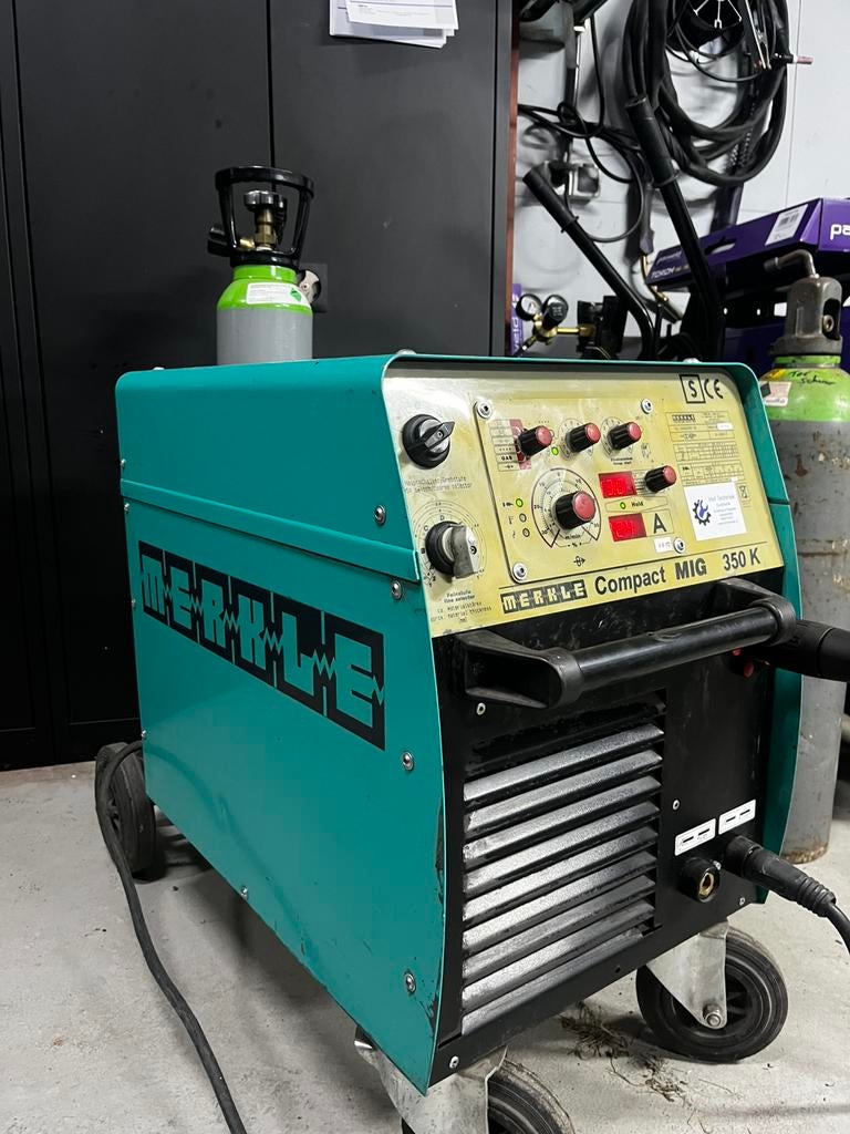 MERKLE Compact MIG 350K Lasapparaat – synergisch 350A, Doe-het-zelf en Verbouw, Gereedschap | Lasapparaten, Ophalen, Gebruikt