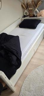 Flexa White bed 90x200 met lattenbodem en matras, Ophalen, Gebruikt, 90 cm, Eenpersoons