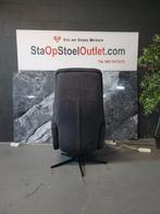 Staopstoel Stof Grijszwart op accu met tiptoetsen, Gebruikt, Minder dan 75 cm, Ophalen of Verzenden, Stof