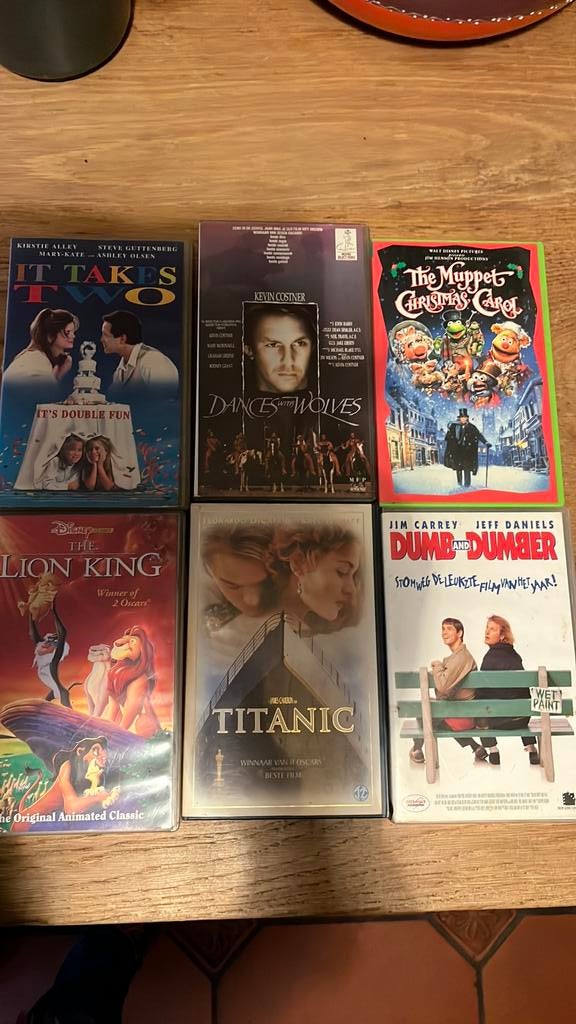 Diverse videobanden, Ophalen, Gebruikt