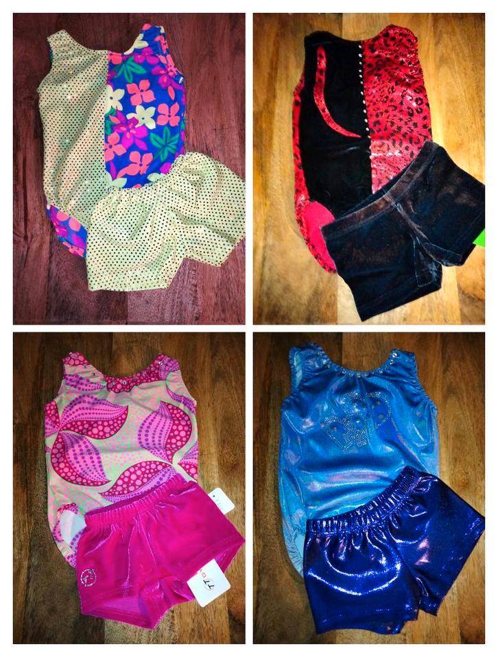 Diverse turnpakjes met turnbroekjes maat 104 SALE, Sport en Fitness, Turnen, Nieuw, Turnpak(je), Kleiner dan kindermaat 122, Ophalen of Verzenden