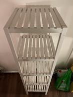 IKEA Muskan Stellingkast - Witte Houten Opbergrek, Huis en Inrichting, Ophalen, Gebruikt