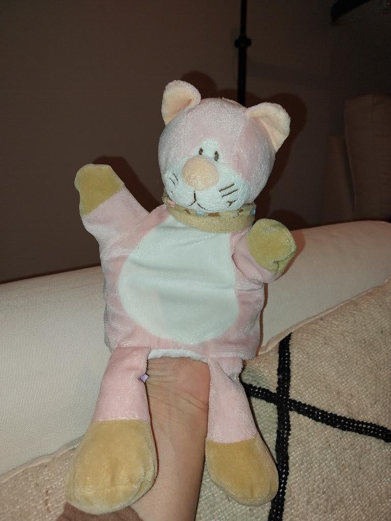 Diinglisar poes kat handpop, Ophalen of Verzenden, Gebruikt