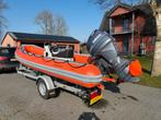 AB Profile A16 rubberboot met Yamaha F100, Gebruikt, Muontserak 1 8467sp Vegelinsoord, Ophalen of Verzenden, Info@havenfriesland.nl