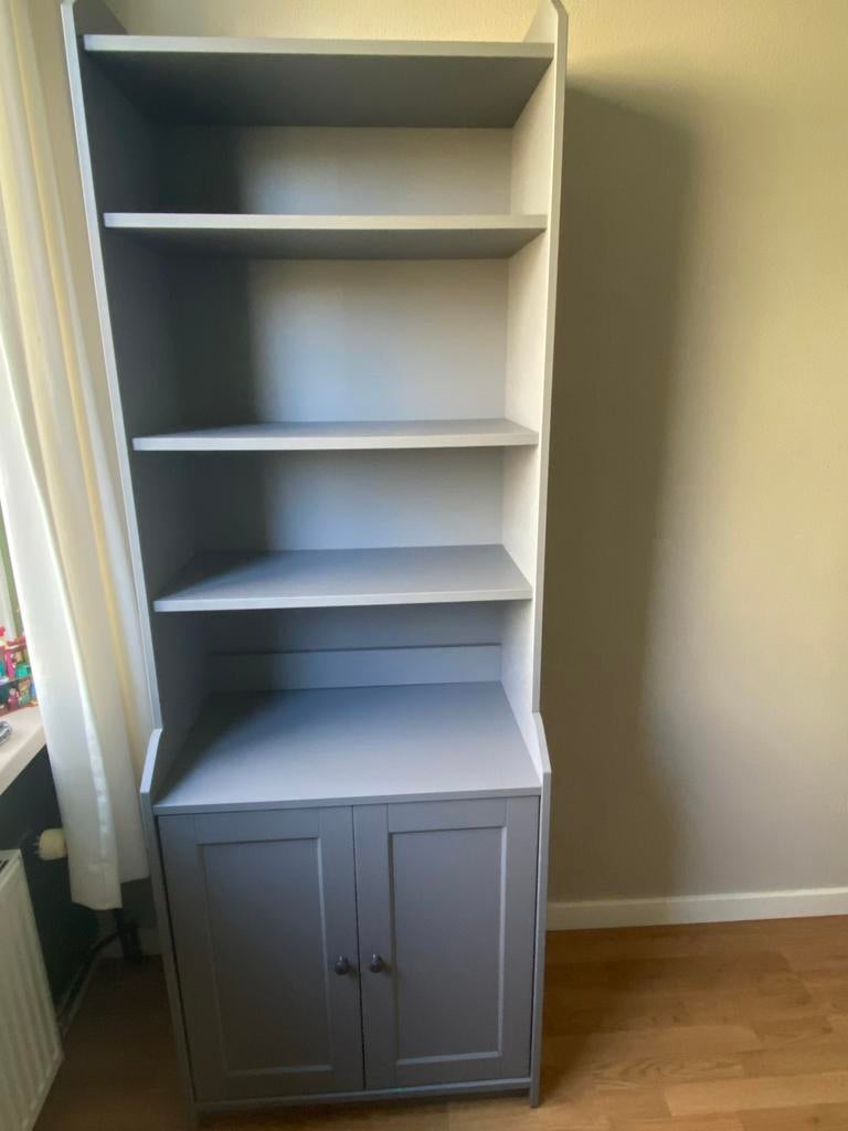 Ikea Kast Hauga grijs, Ophalen, 50 tot 100 cm, Zo goed als nieuw, 150 tot 200 cm