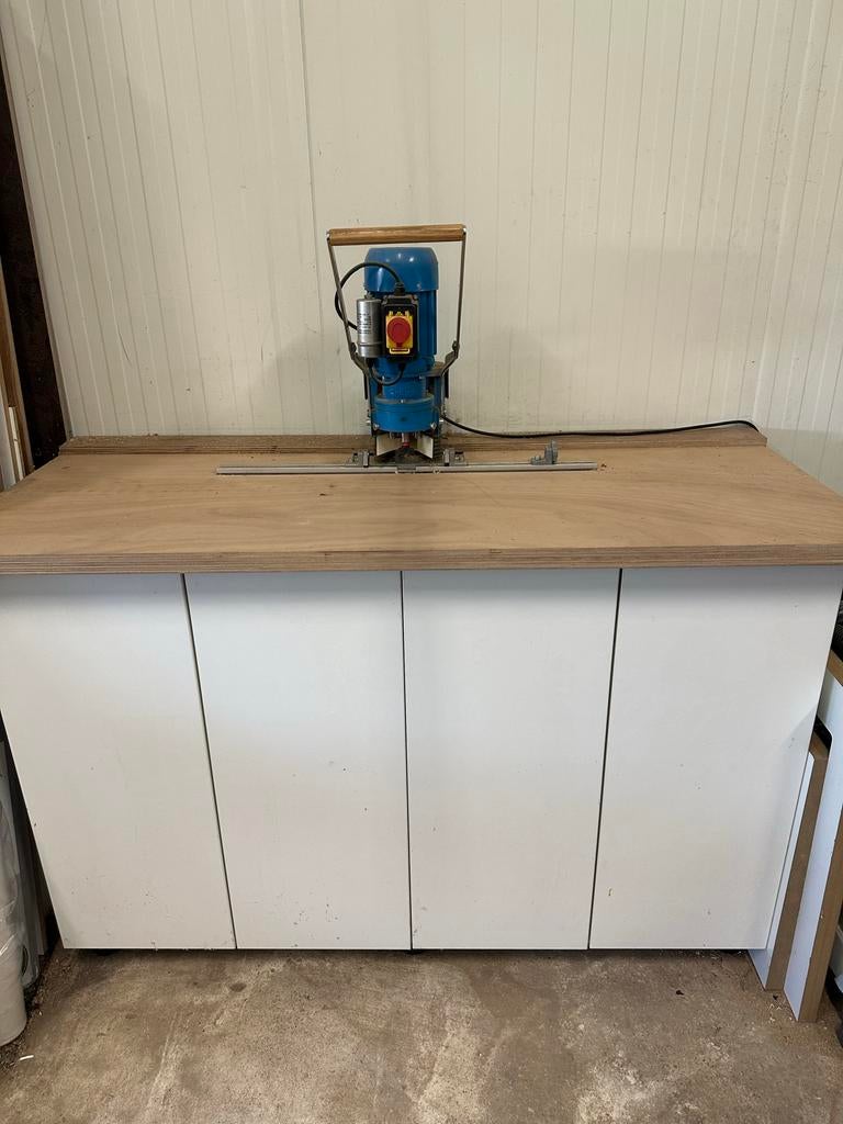 Scharnierboor, Ophalen, Gebruikt, Elektrisch, Lamellenfrees