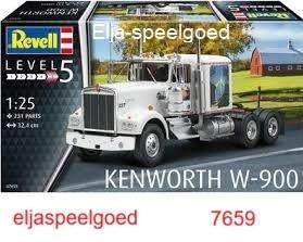 Revell 1:25 KENWORTH W-900 modelbouw 7659 / truck, Hobby en Vrije tijd, Revell, Groter dan 1:32, Nieuw, Ophalen of Verzenden