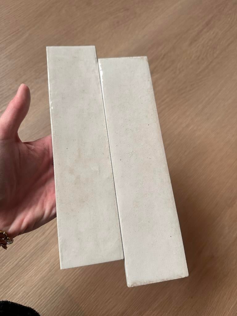 Vier dozen Piet Boon tegels Cardiff Ivory 6x24 cm, Doe-het-zelf en Verbouw, Tegels, Ophalen, Nieuw, Minder dan 20 cm, 20 tot 40 cm