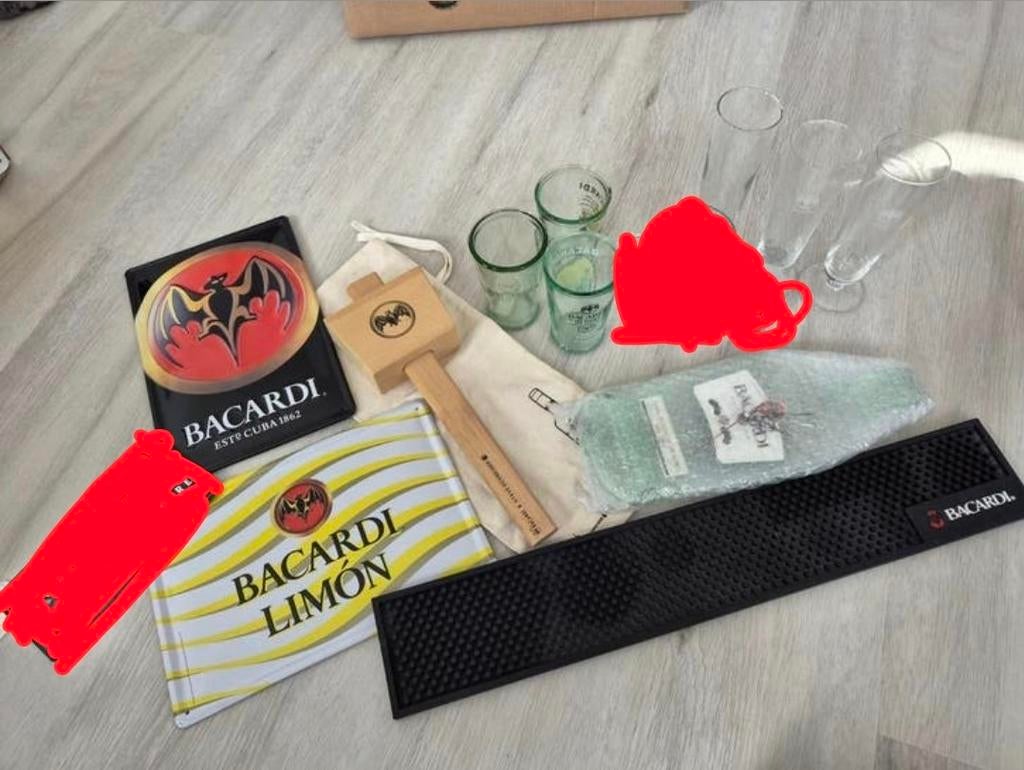 Bacardi verzameling, Ophalen