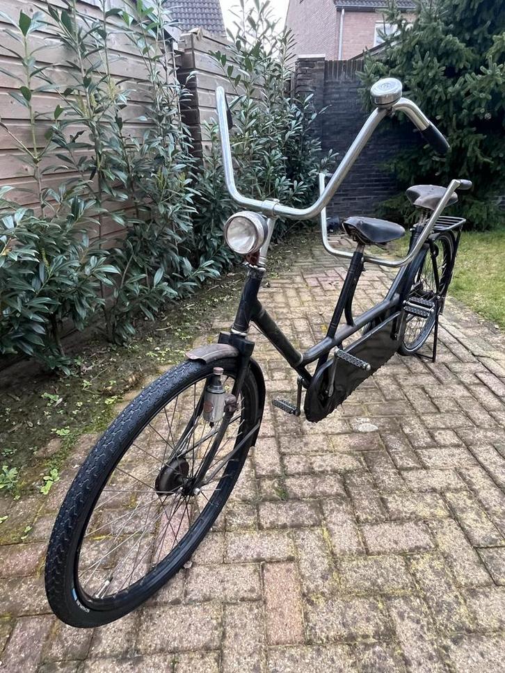 Vintage Engelse Tandem Fiets - Klassiek Rijplezier, Fietsen en Brommers, Fietsen | Tandems, Gebruikt, Minder dan 10 versnellingen