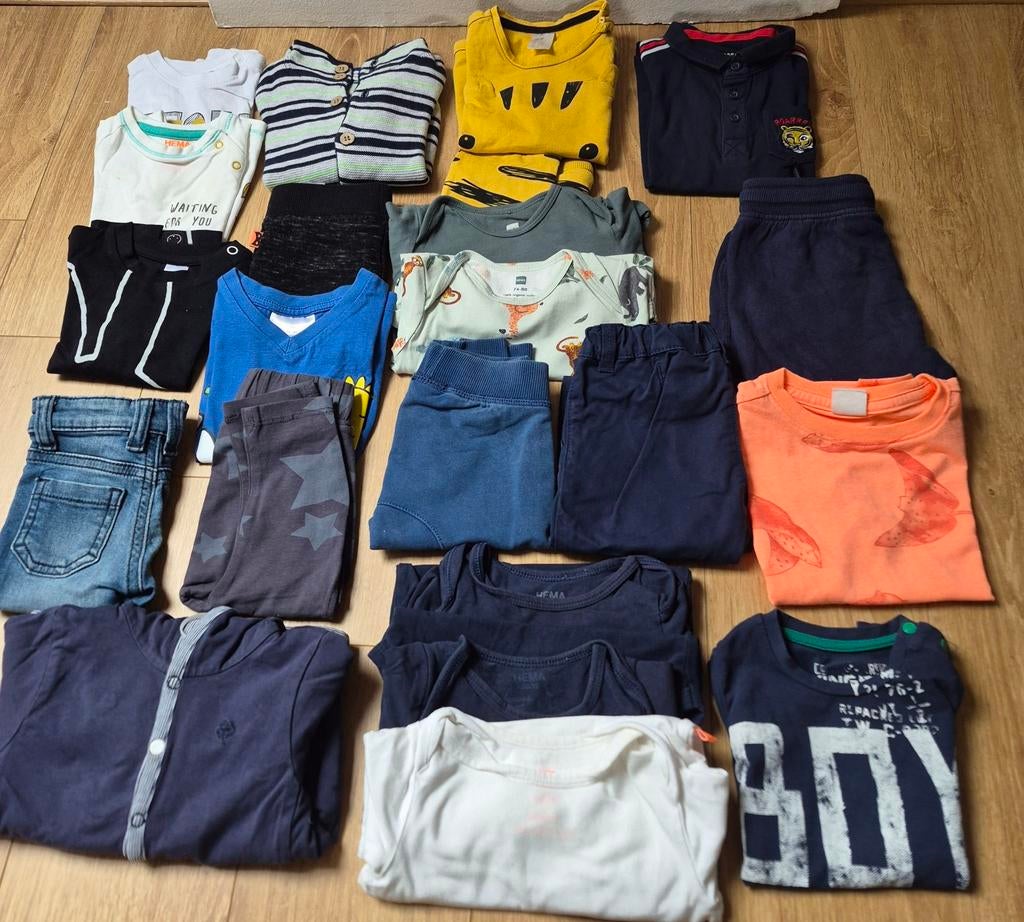 Kledingpakket jongen maat 62-68-74-80-86-92, Ophalen of Verzenden, Gebruikt, Maat 62