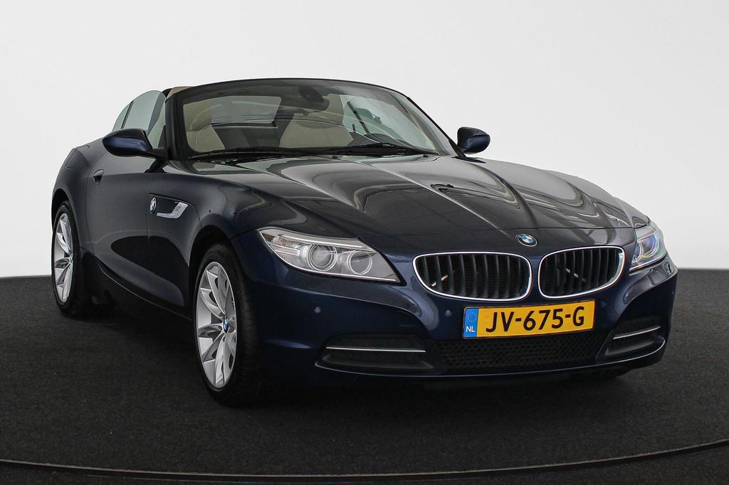 BMW Z4 Roadster sDrive18i High Executive Stoel-Stuurverwarmi, Auto's, BMW, Gebruikt, Cabriolet, Blauw, Leder