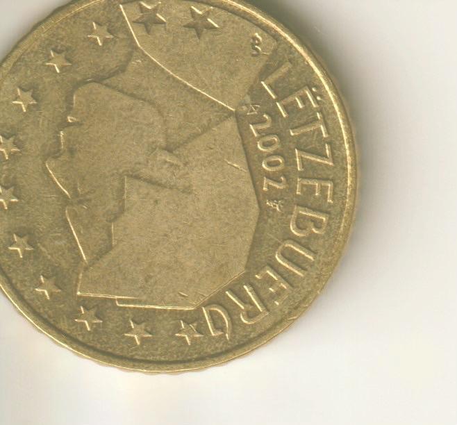 50 cent 2002 Luxemburg, Verzenden, Luxemburg, 50 cent