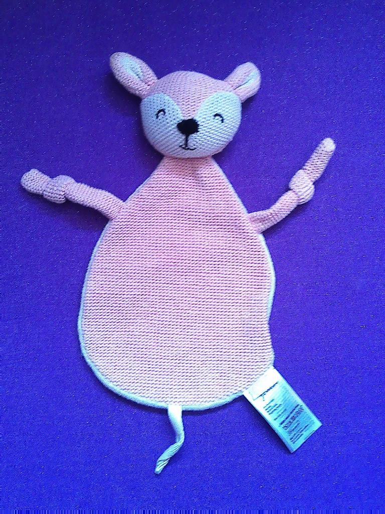 JOLLEIN Knuffeldoekje HERT DEER PALE PINK  **Nieuw**, Overige merken, Overige karakters, Overige typen, Nieuw