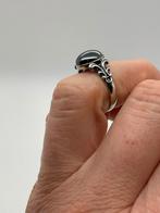C565 Prachtige zilveren hematiet ring maat 16, Sieraden, Tassen en Uiterlijk, Ringen, Ophalen of Verzenden, Kleiner dan 17, X