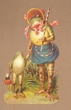 Kikkers spelen met hoepeltje poezieplaatjes 5139, Verzamelen, Poesieplaatjes, Ophalen of Verzenden