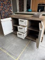 Robuuste buitenkeuken van steigerhout met slooplook, Ophalen of Verzenden, Gebruikt, Vrijstaand