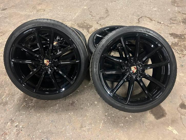 Porsche Taycan 21 inch zomerset Goodyear Eagle F1, Auto-onderdelen, Banden en Velgen, Banden en Velgen, Zomerbanden, 21 inch, 265 mm