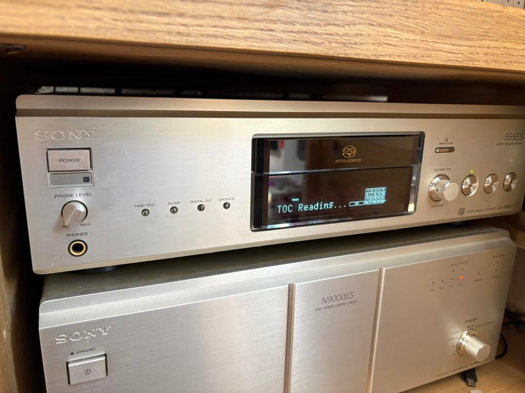 Sony SACD SCD-555ES of xa555es in zeer nette en mooie staat!, Ophalen of Verzenden, Nieuw, Sony