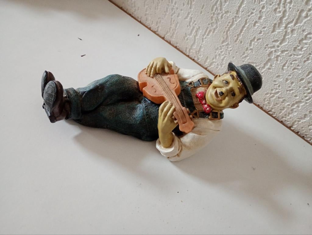 Laurel en Harley Hardy met gitaar de dikke en dunne, Ophalen of Verzenden, Zo goed als nieuw