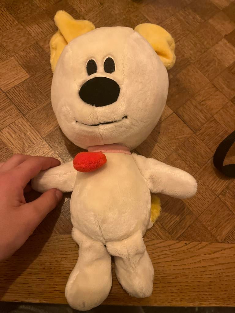 Pip knuffel van woezel en pip, Gebruikt, Overige typen, Ophalen of Verzenden, Met label