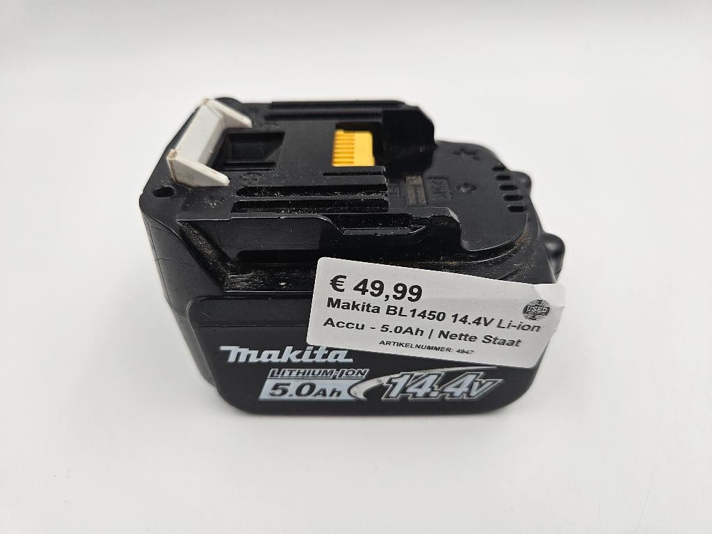 Makita BL1450 14.4V Li-ion Accu - 5.0Ah | Nette Staat, Ophalen of Verzenden, Zo goed als nieuw
