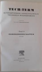 Tech-Term technisch woordenboek handgereedschap 1958, Ir.B.D.Swanenburg, Ophalen of Verzenden, Zo goed als nieuw, Bouwkunde