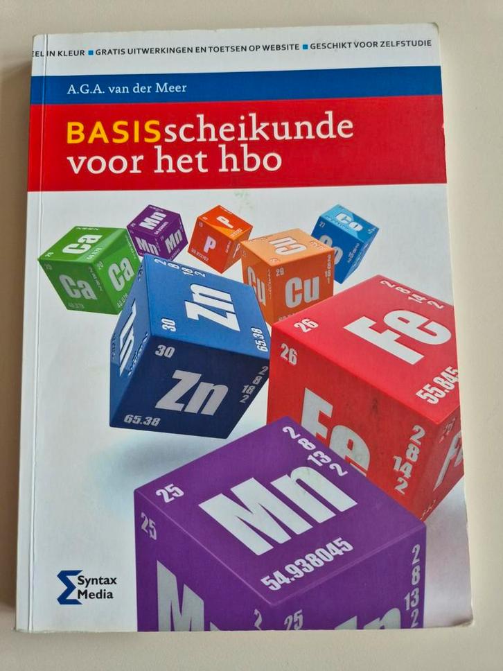 Basisscheikunde voor het HBO - HAVO examenstof niveau, Boeken, Studieboeken en Cursussen, Gelezen, HBO, Ophalen of Verzenden